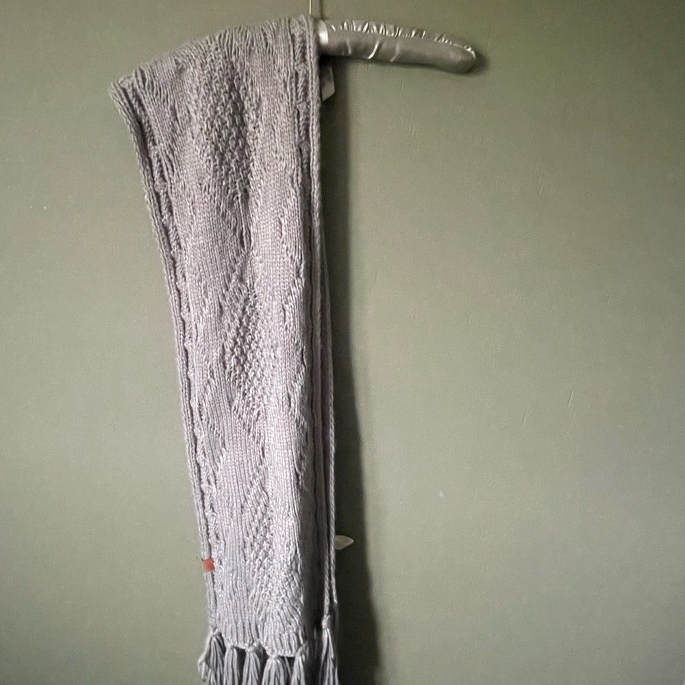 Sage Green Knit Scarf